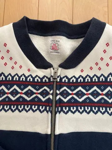 눈꽃 패턴 맨투맨 플랫 헤드