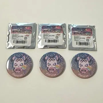 너와 아이돌 프리큐어 너와 반짝이는 여름 축제 캔뱃지 메로롱 x 3