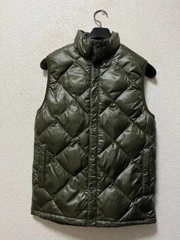 짐 마스터 라이트 다운 베스트 /S 카키 다운 80% 다이아 퀼팅