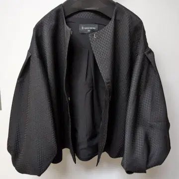 SMILE ORCHID 벌룬 슬리브 숏 자켓