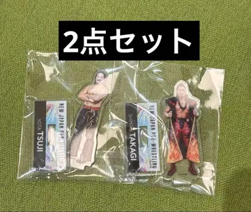 신일본 프로레슬링 복권 아크릴 스탠드 타카기 신고 츠지 요타