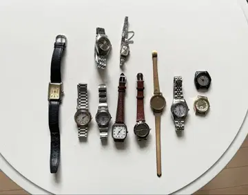 여성용 아날로그 시계 11개 세트 정크 묶음 판매