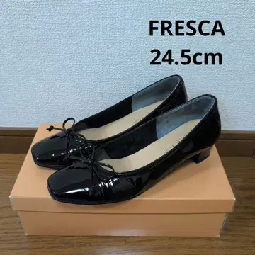 긴자 요시노야 FRESCA GINZA 24.5cm 블랙 펌프스