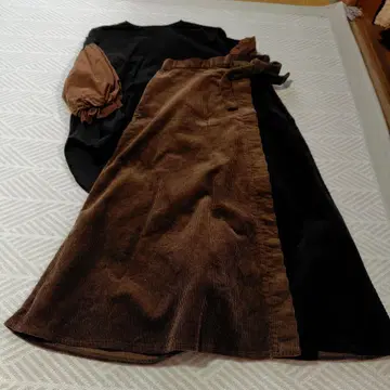 ZARA 셋업 코듀로이 셔츠, 스커트