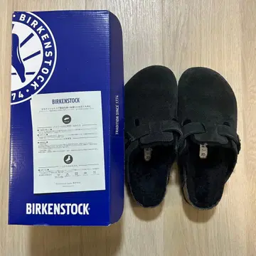 이번 시즌 버켄스탁 보스턴 시어링 36 블랙 보아 BIRKEN