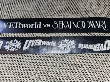 UVERworld 세카오와 합동 라이브 공연 밴드 은색 테이프 2개 세트