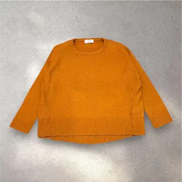 [기간 한정 판매] SLOBE IENA 야크 혼방 니트 풀오버 머스타드