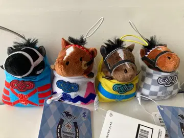 서러브레드 컬렉션 부적 마스코트 2종 전체 4개 컴플리트 세트