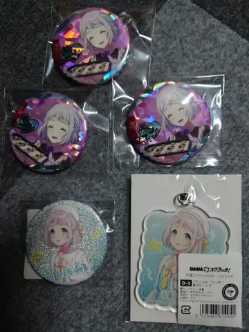 카츠라기 리 아크릴 키링 캔뱃지 세트