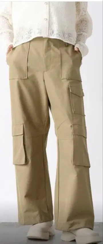 JEANASIS 카고 팬츠 블랙