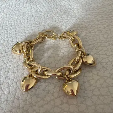 골드 하트 참 팔찌 유나이티드 애로우즈