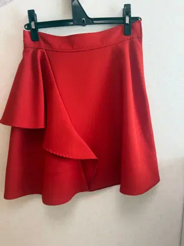 머큐리 듀오 레드 플레어 스커트 S