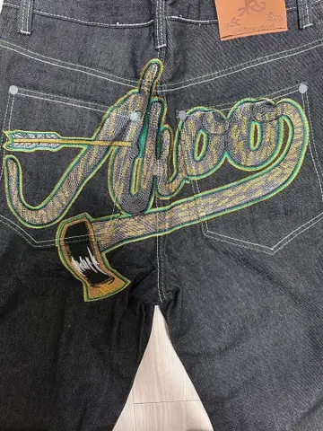 Akoo Jeans 다크 데님 숏팬츠