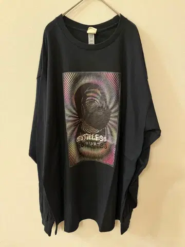 RUTHLESS 루스리스 사이키델릭 롱T XL 사이즈 블랙