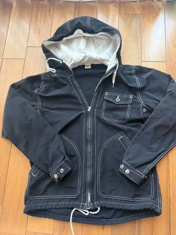 Ron Herman 후드 부착 블랙 자켓