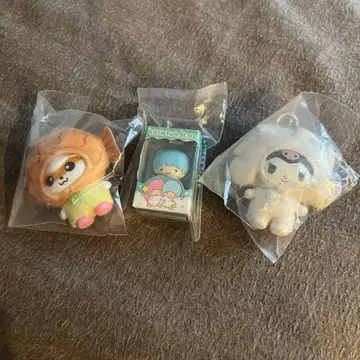 산리오 키링 3개 세트/치비토모 산리오 초코 박스