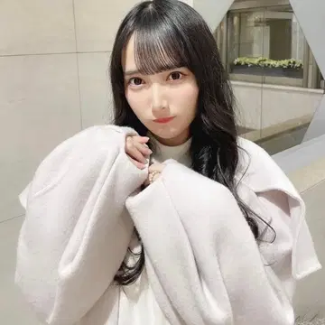 snidel 빅칼라 리버 울 코트