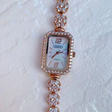 ABISTE 손목시계 크리스탈 장식
