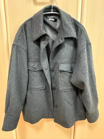 Kutir 그레이 울 혼방 자켓 아우터 코트