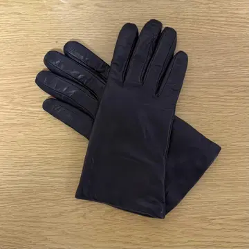 셀모네타 그로브스 가죽 장갑 네이비 19cm 이탈리아제