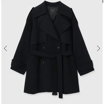 anuans 리버 울 미들 트렌치코트