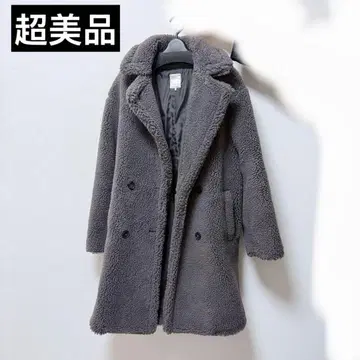 [컨디션 최상] te chichi 테디베어 코트 복슬복슬 코트 그레이