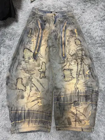 PERSONSOUL 배기 데님