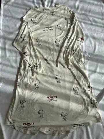 PEANUTS 캐릭터 패턴 룸웨어 젤라또피케