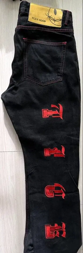FLEXHOOD 블랙 데님 L 사이즈
