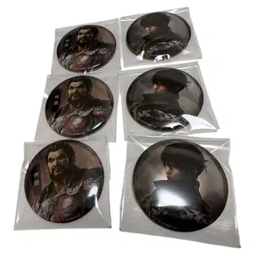 진 삼국무쌍 ORIGINS 메탈 캔뱃지 삼국무쌍 자란 황개 주인공 무명