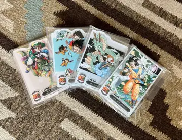 드래곤볼 제일복권 40주년 F상 아크릴 스탠드 4개 세트