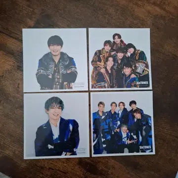 SixTONES 카운트다운 콘서트 부채 정사각형 사진 모음