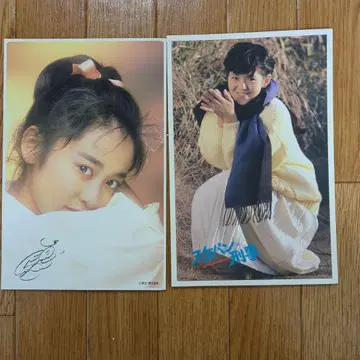 사인 포함 아이돌 사진 2장 세트