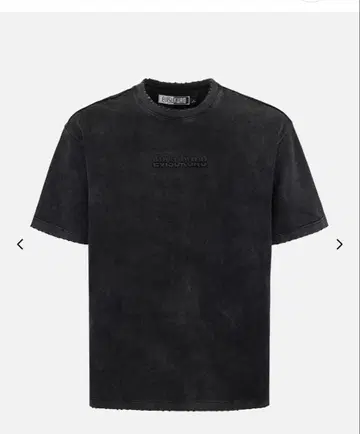 EVISU LOGO ACID-Wash 다크 그레이 T셔츠