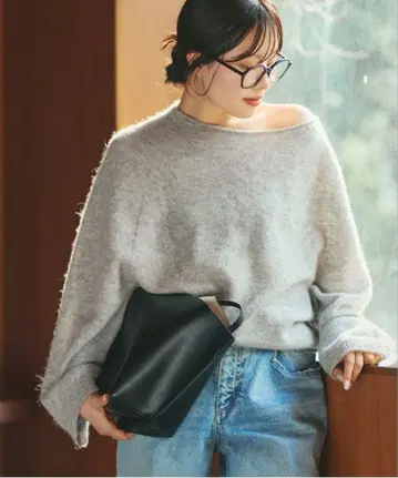 플라주 Baby Alpaca 래글런 풀오버