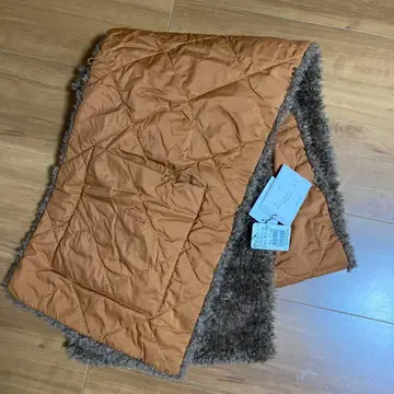 리버서블 브라운 퀼팅 베스트