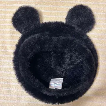 도쿄 디즈니 리조트 미키 베레모 팬 캡 귀 달린 퍼 모자