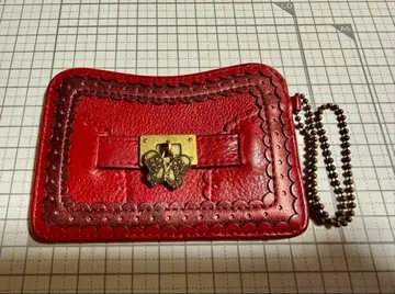 ANNA SUI 빨간색 카드 지갑