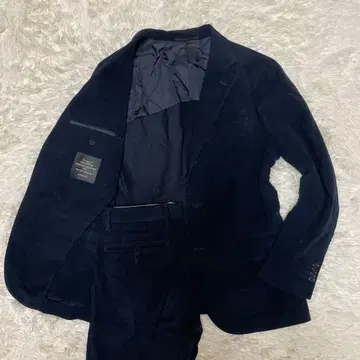 컨디션 최상 유나이티드 애로우즈 수트 셋업 블랙 택 블랙 44 사이즈