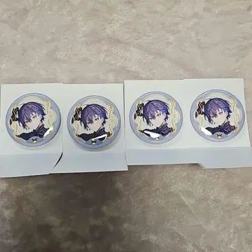 산리오 코야나기 로우 캔뱃지 등신 4