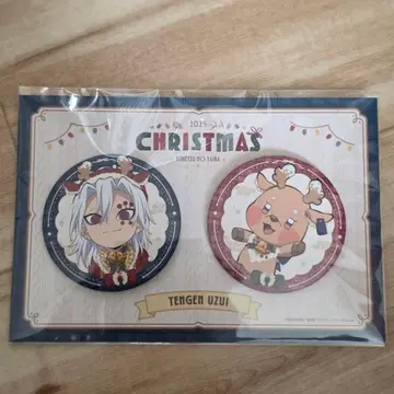 귀멸의 칼날 우즈이 텐겐 크리스마스 캔뱃지