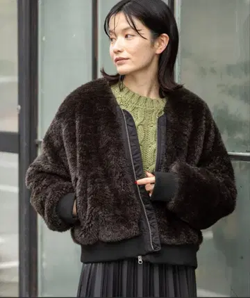 niko and 복슬복슬 퍼 블루종