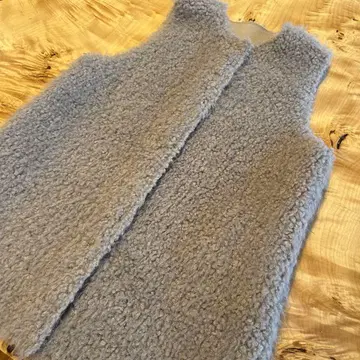 of style 그레이 플리스 슬리브리스 베스트