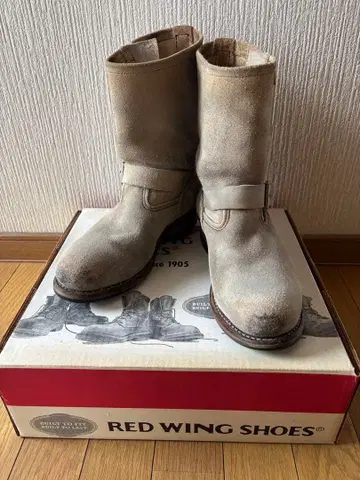 RED WING engineer boots rough-out7 1/2 D