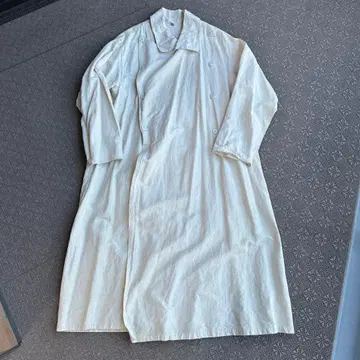 [ 40s 프렌치 호스피탈 ] 더블 브레스트 린넨 코트