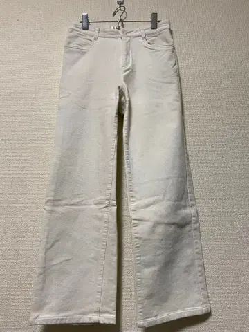 Golden Bear 화이트 스트레이트 팬츠 64