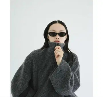 CLANE SLIVER HALF ZIP TOPS 사이즈 1