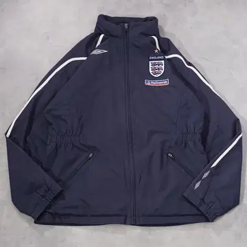 엄브로 잉글랜드 자켓 구제 의류 00s 축구 L 네이비 18266