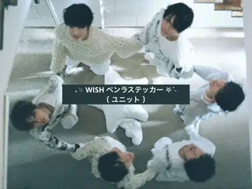 응원봉 스티커 유닛 NCT WISH