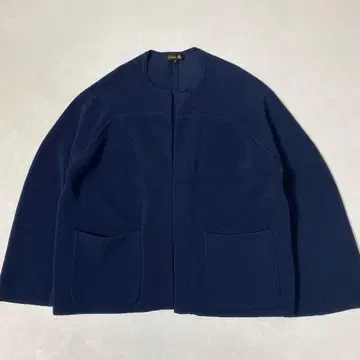 드로어 12G 크루넥 니트 자켓